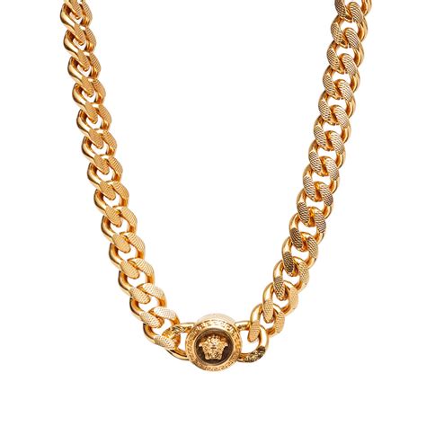 versace chain silver|versace gold chain necklace.